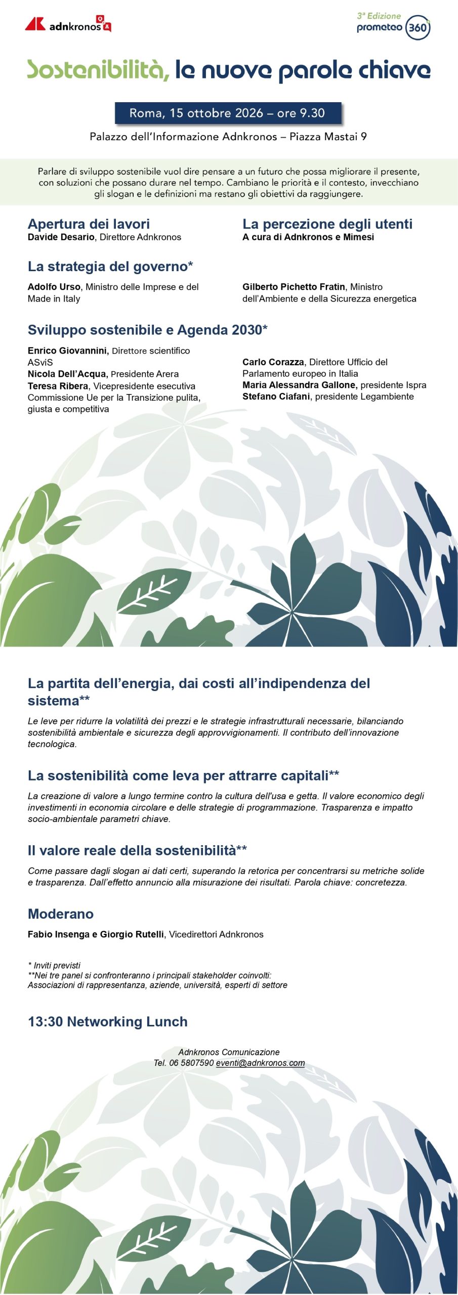 Programma evento